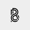 PR or RP monogram logo