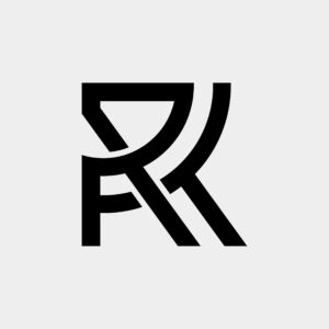 RK or KR Monogram Logo