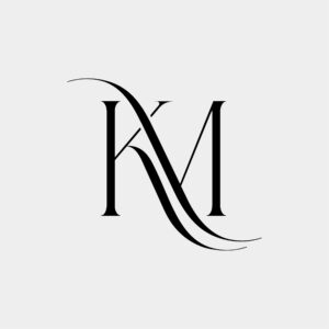 KM Wedding Logo